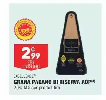 ALDI Grana Padano Di Riserva Aop Excellence offre