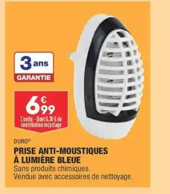 ALDI Prise Anti-moustiques à Lumière Bleue Duro offre