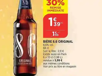 Bière 8.6 Original