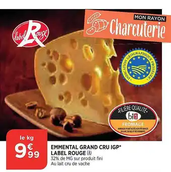 Emmental Grand Cru Igp Label Rouge