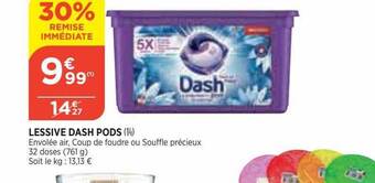 Lessive Dash Pods