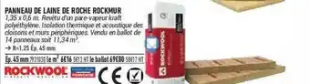 Bricorama Panneau De Laine De Roche Rockmur Rockwool offre