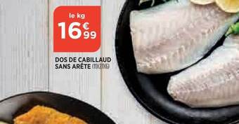 Bi1 Dos De Cabillaud Sans Arête offre