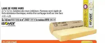 Bricorama Laine De Verre Murs Isover offre