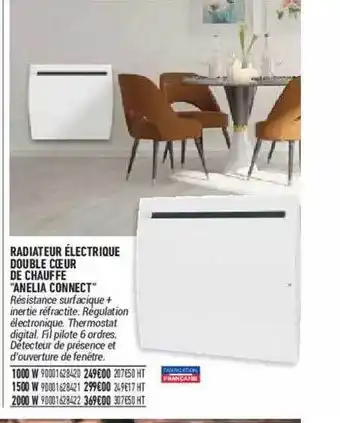 Bricorama Radiateur électrique Double Cœur De Chauffe offre