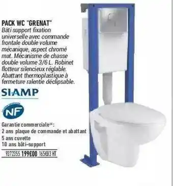 Bricorama Pack Wc offre