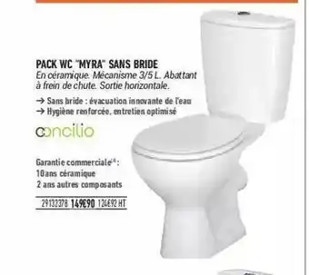 Bricorama Pack Wc offre