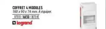 Bricorama Coffret 4 Modules Legrand offre