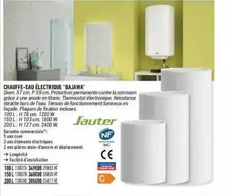 Bricorama Chauffe-eau électrique offre