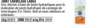 Bricorama Joint Carrelage Large offre