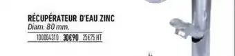 Bricorama Récupérateur D'eau Zinc offre