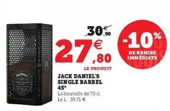 Jack Daniel's Single Barrel 45°