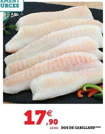 Hyper U Dos De Cabillaud offre