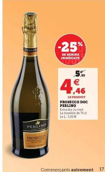 Hyper U Prosecco Doc Perlino offre