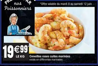 Cora x Carrefour Crevettes roses cuites marinées offre