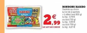 Hyper U Bonbons Haribo offre
