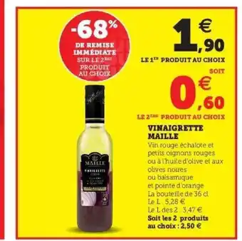 Hyper U Vinaigrette Maille offre