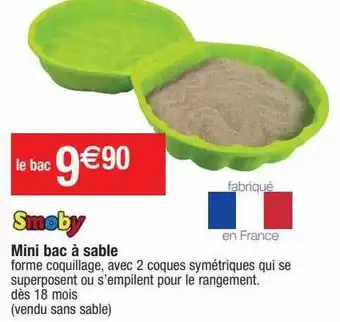 Mini Bac à Sable Smoby