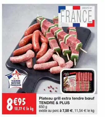 Migros Plateau Grill Extra Tendre Boeuf Tendre & Plus offre