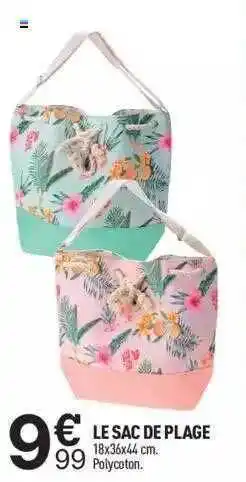 Centrakor Le Sac De Plage offre