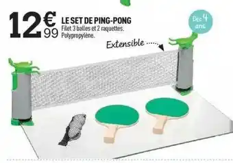 Le Set De Ping-pong