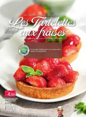 Match Tartelettes Fraises Crème Pâtissière offre