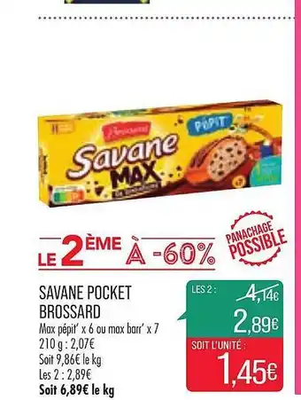 Match Savane Pocket Brossard offre
