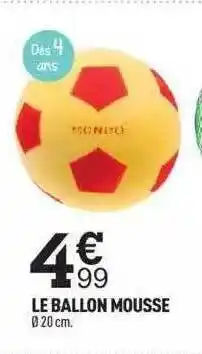 Centrakor Le Ballon Mousse offre