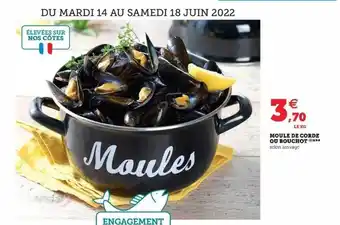 Hyper U Moules De Corde Ou Bouchot offre