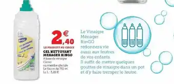 Hyper U Gel Nettoyant Ménager Ringo offre