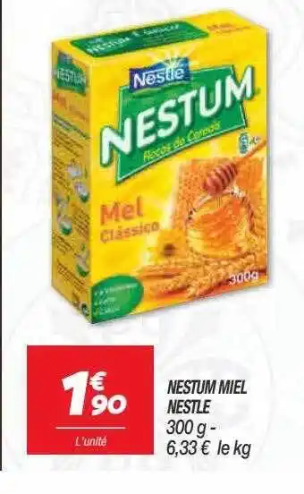Netto Nestum Miel Nestlé offre