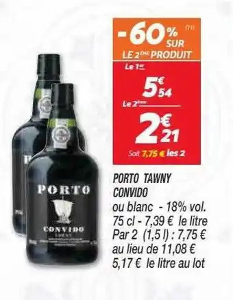 Netto Porto Tawny Convido offre