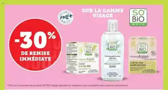 Super U La Gamme Visage So'bio étic offre