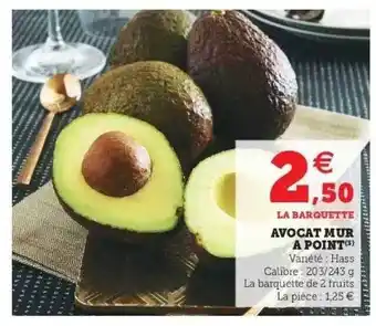Super U Avocat Mur à Point offre