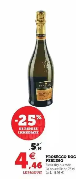 Super U Prosecco Doc Perlino offre