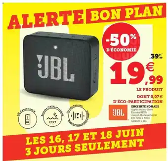 Super U Enceinte Nomade offre