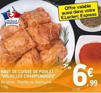 "VOLAILLES CHAMPENOISES" haut de cuisse de poulet