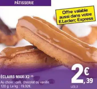 E.Leclerc Éclairs maxi X2 offre