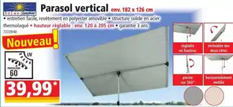 Norma Parasol vertical offre