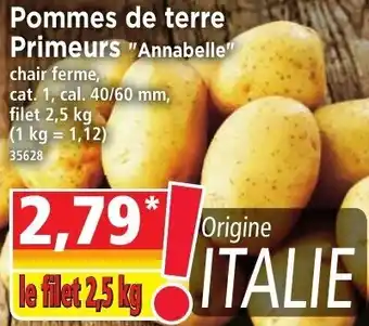 Norma Pommes de terre primeurs offre
