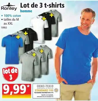 Norma Lot de 3 t-shirts offre