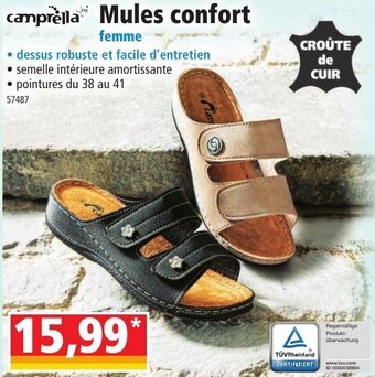 Norma Mules confort offre