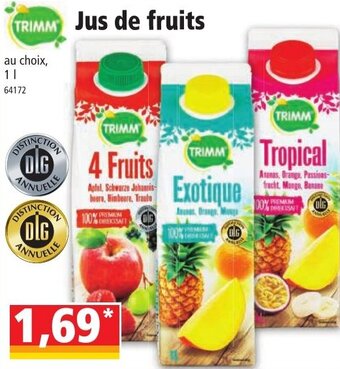 Norma Jus de fruits offre