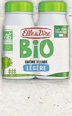 Casino Supermarchés Crème fluide légère Bio 12% MG offre