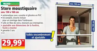Store moustiquaire
