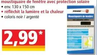 Norma Moustiquaire de fenêtre avec protection solaire offre