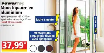 Norma POWERTEC moustiquaire en aluminium offre