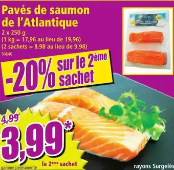 Norma Pavés de saumon de l'atlantique offre