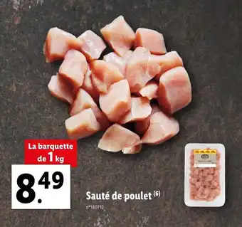 Lidl Sauté de poulet offre