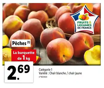 Lidl Pêches offre
